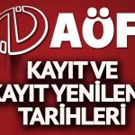 Açıköğretim Kayıt Yenileme Nasıl Yapılır