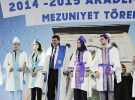 'Selçuklu' temalı cübbe ile mezuniyet coşkusu