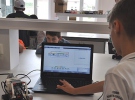 Robotlarla kodlama öğreniyorlar