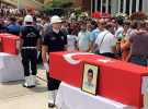 Şehit polislerimiz son yolculuklarına uğurlanıyor